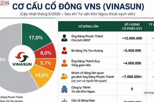 Kim Ngưu muốn thoái sạch vốn khỏi Vinasun, cơ cấu sở hữu thêm cô đặc