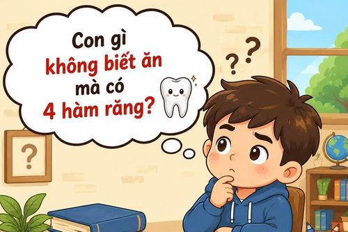Con gì không biết ăn mà có 4 hàm răng?