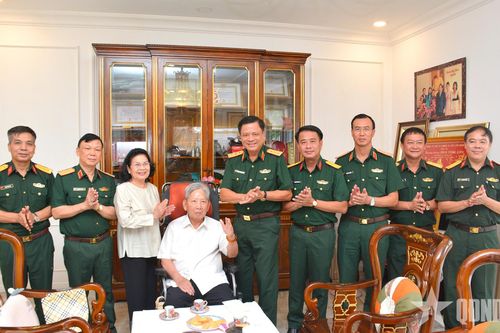 Thượng tướng Nguyễn Trường Thắng tri ân các đồng chí nguyên lãnh đạo Bộ Quốc phòng