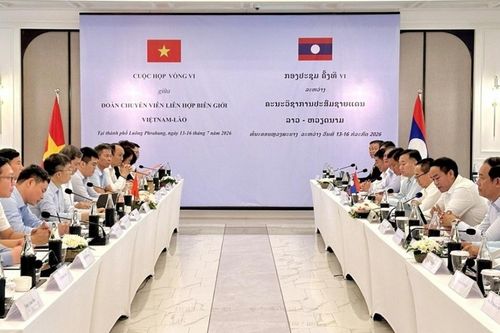 Cuộc họp vòng VI đoàn chuyên viên biên giới Việt Nam-Lào vì một đường biên giới hòa bình, hợp tác và phát triển