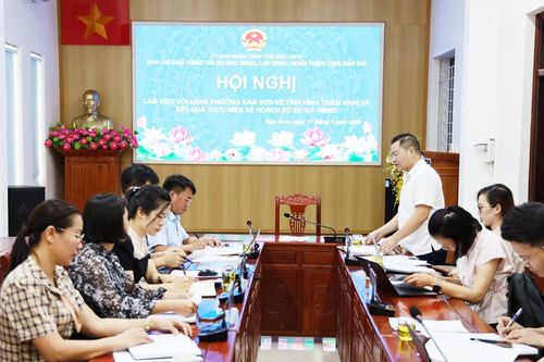 Bắc Ninh: Tập trung đôn đốc, kiểm tra nhằm kịp thời tháo gỡ khó khăn, sớm hoàn thành cơ sở dữ liệu đất đai