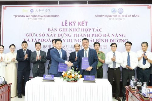 Sở Xây dựng thành phố Đà Nẵng ký kết hợp tác với Tập đoàn Xây dựng Thái Bình Dương