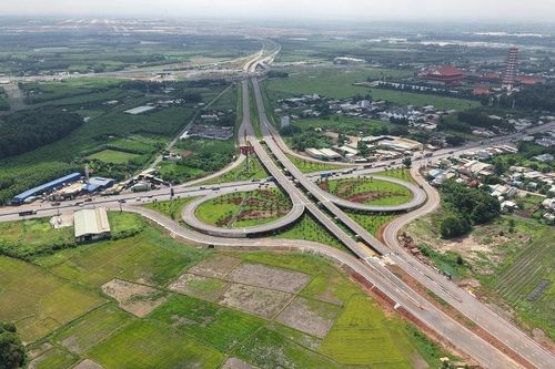 Hạ tầng kết nối sân bay Long Thành: Nút giao ĐT 25C và Vành đai 3 TP.HCM dần lộ diện