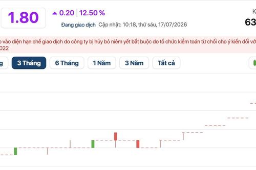 Biến động tại VKC Holdings: Đổi Chủ tịch, bị phong tỏa tài khoản, cổ phiếu vẫn tăng trần liên tiếp