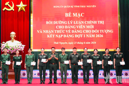 Đảng bộ Quân sự tỉnh Thái Nguyên: Bồi dưỡng 'hạt giống đỏ' từ thực tiễn