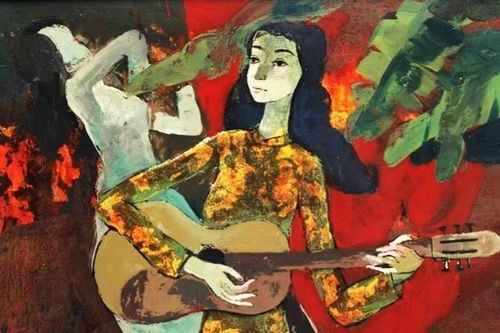 Đậm chất liệu truyền thống trong triển lãm sơn mài của họa sĩ Đặng Kim Long