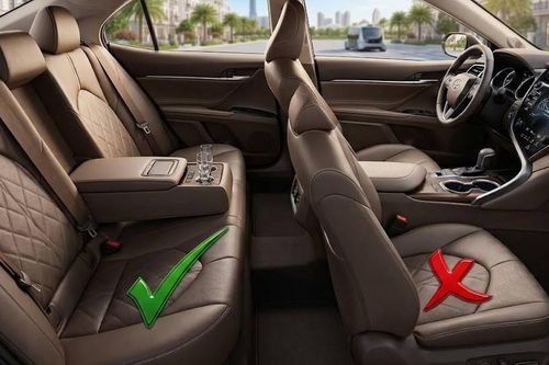 Vì sao ghế ngồi phía sau bên phụ luôn được xem là vị trí VIP nhất trên ô tô?