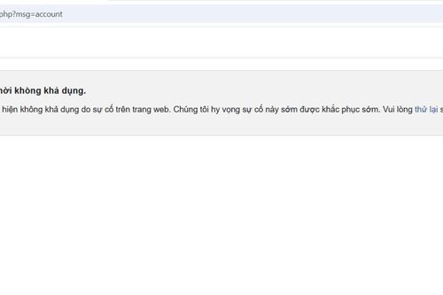 Website Facebook lại gặp sự cố diện rộng