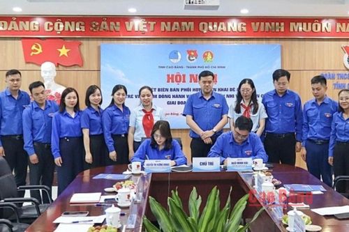 Hội nghị ký kết phối hợp triển khai Đề án 'Tuổi trẻ Việt Nam đồng hành với thanh thiếu nhi vùng biên giới' giai đoạn 2025 - 2030