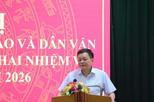 Sơ kết công tác tuyên giáo và dân vận 6 tháng đầu năm