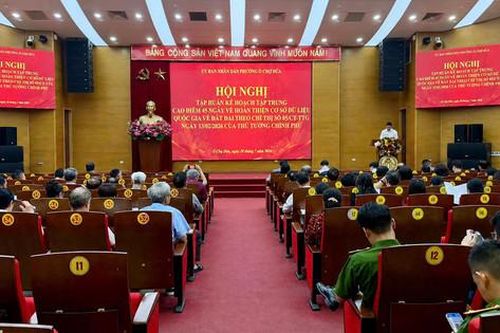 Phường Ô Chợ Dừa tập huấn triển khai cao điểm 45 ngày hoàn thiện cơ sở dữ liệu quốc gia về đất đai