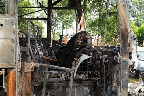 Vụ cháy xe khách khiến 7 người tử vong: Hai trẻ em bị bỏng đã vượt qua nguy hiểm