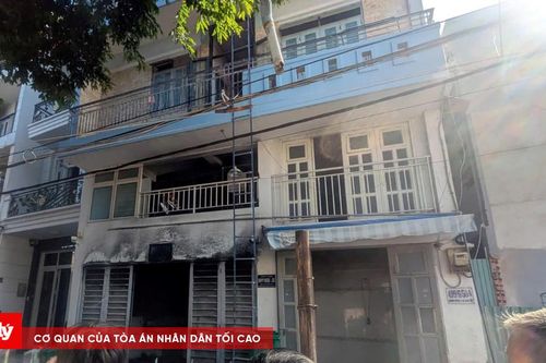 Hỏa hoạn tại căn nhà 4 tầng