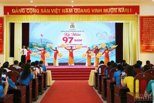 Công đoàn phường Nghĩa Lộ kỷ niệm 97 năm Ngày thành lập Công đoàn Việt Nam
