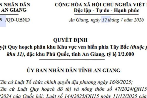 Quy hoạch 1.171ha ven biển Tây Bắc Phú Quốc: Sân golf và casino là điểm nhấn