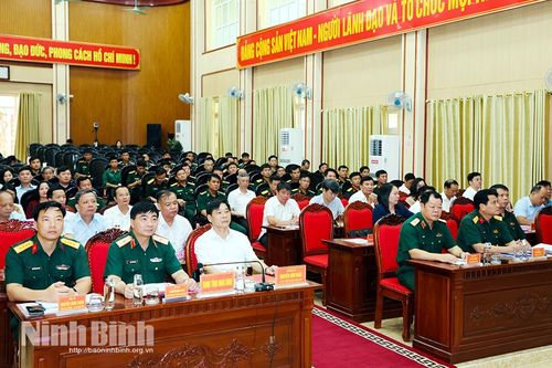 Tổng kết thực hiện Luật Quốc phòng năm 2018, Luật Dân quân tự vệ năm 2019, Luật Giáo dục quốc phòng và an ninh năm 2013