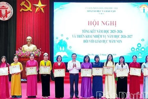 Triển khai nhiệm vụ giáo dục mầm non năm học 2026 – 2027