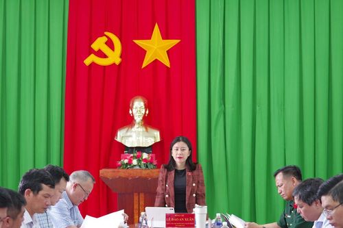 Đoàn ĐBQH tỉnh Đắk Lắk khảo sát việc thực hiện Luật Đất đai tại phường Tân An