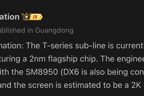 Lộ diện iQoo 16T: Chip 2nm Snapdragon 8 Elite Gen 6 và quạt tản nhiệt chuyên dụng