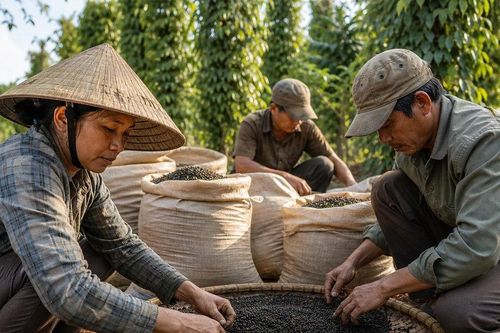 Giá tiêu hôm nay 22/7/2026: Lâm Đồng giữ đỉnh 140.500 đồng/kg, Trung Quốc nhập 1.379 tấn