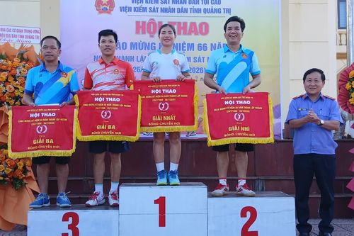 Bế mạc hội thao chào mừng kỷ niệm 66 năm Ngày thành lập ngành Kiểm sát nhân dân