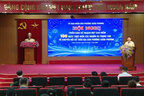 Phường Xuân Phương: Phát động 100 ngày cao điểm chuyển đổi số