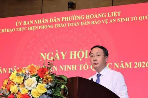 Phường Hoàng Liệt tổ chức thành công Ngày hội toàn dân bảo vệ an ninh Tổ quốc năm 2026