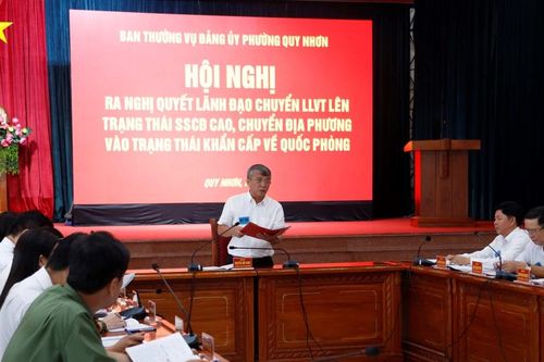Khai mạc diễn tập tác chiến phường Quy Nhơn trong khu vực phòng thủ