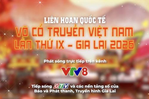 Liên hoan quốc tế Võ cổ truyền Việt Nam lần thứ IX - Gia Lai năm 2026 sẽ diễn ra từ ngày 2 đến 5-8