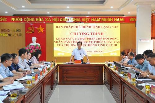Khảo sát phục vụ phiên chất vấn của Thường trực HĐND tỉnh quý III năm 2026