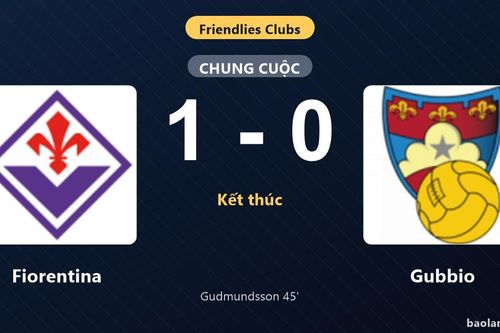 Thống kê trận đấu Fiorentina 1-0 Gubbio: A. Gudmundsson tỏa sáng, Fiorentina giành trọn 3 điểm
