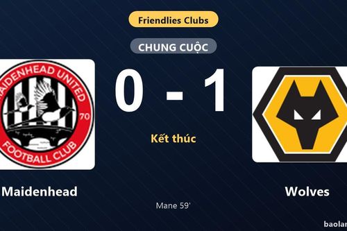 Thống kê trận đấu Maidenhead 0-1 Wolves: M. Mane tỏa sáng, Wolves giành trọn 3 điểm