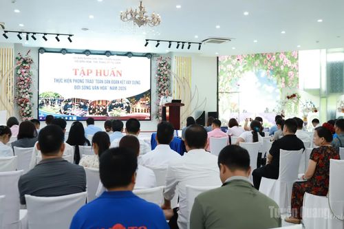 Gần 150 học viên được tập huấn thực hiện Phong trào 'Toàn dân đoàn kết xây dựng đời sống văn hóa'