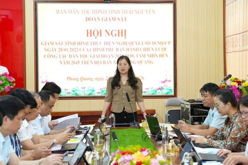 Giám sát thực hiện Chiến lược công tác dân tộc tại xã Phong Quang