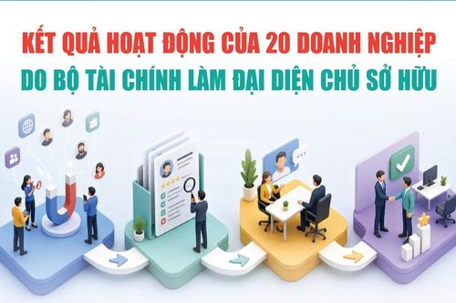 Infographics: Kết quả hoạt động của 20 doanh nghiệp do Bộ Tài chính làm đại diện chủ sở hữu