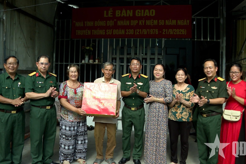 Sư đoàn 330 tổ chức chuỗi hoạt động tri ân tại Vĩnh Long