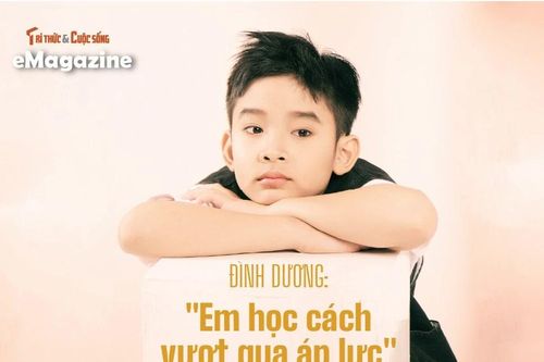Diễn viên nhí Đình Dương: 'Em học cách vượt qua áp lực'