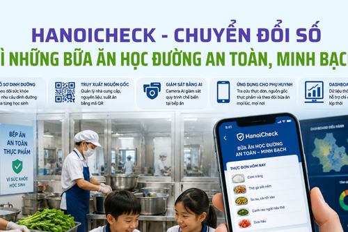 Hà Nội sắp triển khai nền tảng số theo dõi bữa ăn bán trú của học sinh