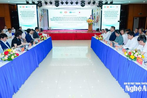 Khởi động Dự án tăng cường năng lực cảnh báo sớm, ứng phó và phục hồi sau thiên tai tại Nghệ An