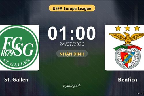 St. Gallen đánh bại Benfica, khép lại trận đấu tại Kybunpark