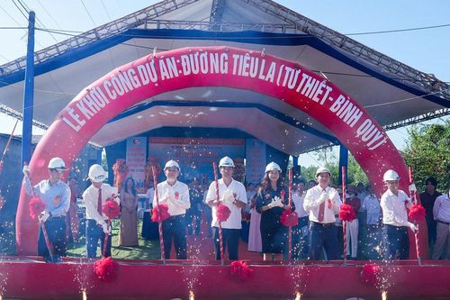 Xã Thăng Bình khởi công Dự án đường Tiểu La