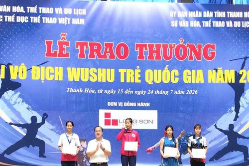 Đà Nẵng giành 11 huy chương tại Giải vô địch Wushu trẻ quốc gia