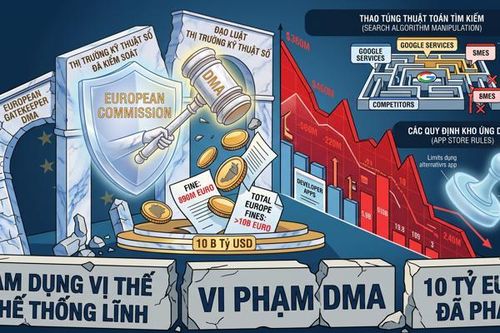 Google bị EC phạt một tỷ USD