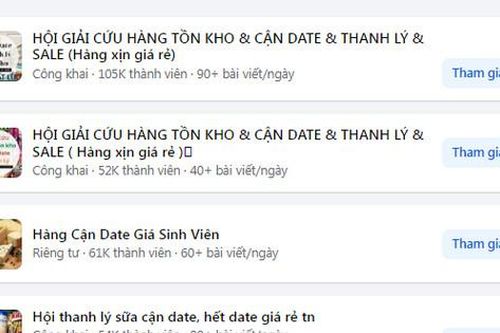 Cẩn thận khi 'giải cứu' hàng cận date