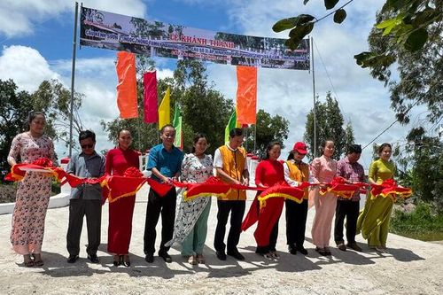 Xã Ô Lâm khánh thành cầu Kênh Sườn 2 trị giá hơn 527 triệu đồng