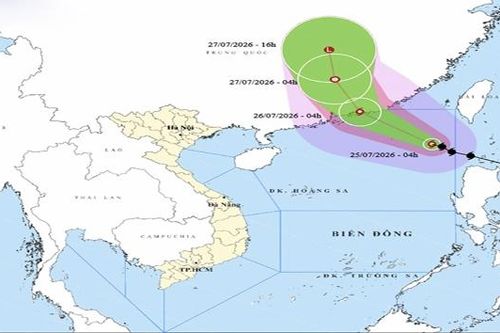 Bão số 2 có thể mạnh lên cấp 12, Bắc Bộ và Nam Bộ tiếp tục mưa lớn