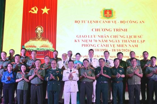 Giao lưu nhân chứng kỷ niệm 70 năm Ngày thành lập Phòng Cảnh vệ miền Nam