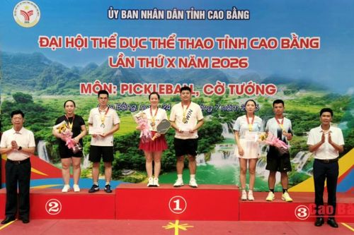 Bế mạc Giải Pickleball và Giải Cờ tướng tại Đại hội Thể dục thể thao tỉnh lần thứ X