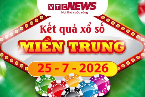 XSMT 25/7 - Kết quả XSMT hôm nay thứ 7 25/7/2026