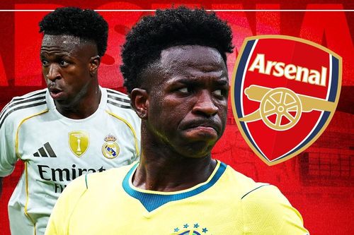 Arsenal lên kế hoạch chấn động chiêu mộ Vinicius Jr